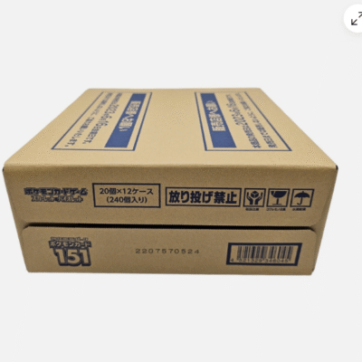Pokémon 151 Booster Box Japanese SV2a - Full Case ( Booster Boxes)