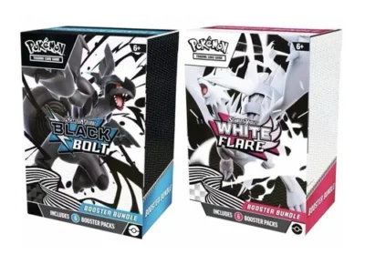 Black Bolt & White Flare Booster Bundle English Pokémon TCG” “Pokémon TCG Scarlet & Violet Black Bolt Booster Bundle” “Pokémon TCG Scarlet & Violet White Flare Booster Bundle