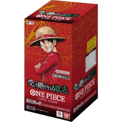 OP-13 Carrying on His Will Booster Box Japanese One Piece TCG One Piece OP-13 Booster Box Carrying on His Will Japanese One Piece Card OP-13 Carrying on His Will