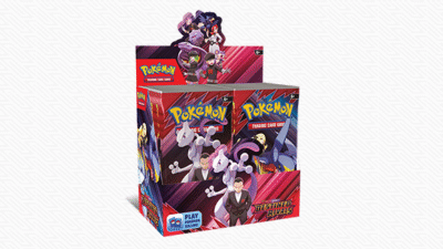 Destined Rivals Booster Box English Pokémon TCG” “Scarlet & Violet Destined Rivals box front view” “English Destined Rivals Booster Box packs inside