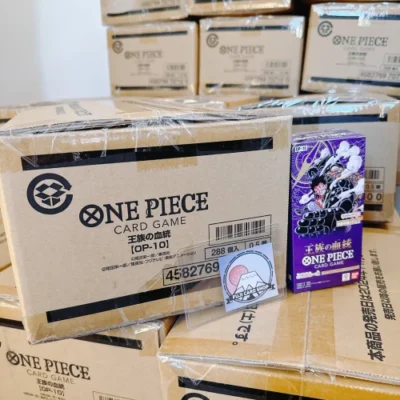 OP-10 Royal Blood Booster Box Japanese One Piece TCG One Piece OP-10 Booster Box Royal Blood Japanese One Piece Card OP-10 Royal Blood