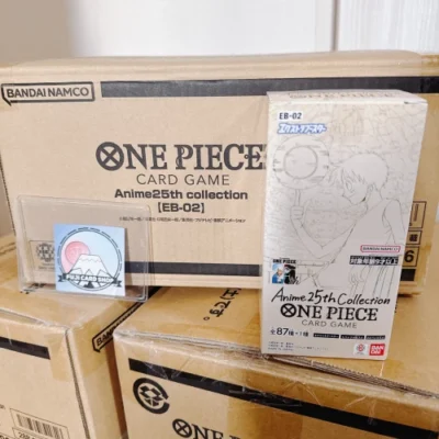 EB-02 Anime 25th Collection Booster Box Japanese One Piece TCG One Piece EB-02 Booster Box Anime 25th Collection Japanese One Piece Card EB-02 Anime 25th Collection