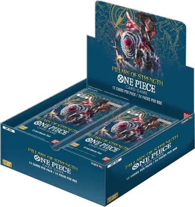 alt="Pillars of Strength Booster Box OP-03 English One Piece Card Game" alt="OP-03 Pillars of Strength Booster Box Sealed" alt="One Piece Card Game Pillars of Strength English Booster Box"