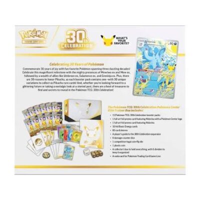 30th Celebration ETB Pokémon TCG front