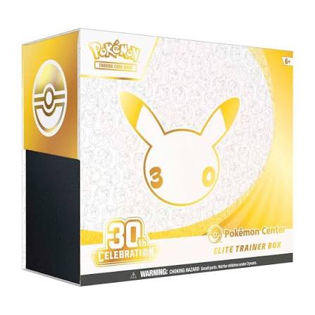 Pokémon 30th Celebration Elite Trainer Box ETB – English Sealed